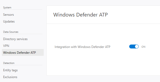 Microsoft 365 E5: Windows Defender ATP settings