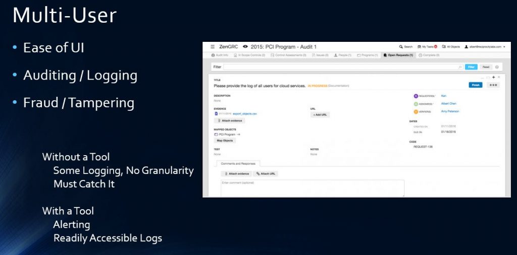 Slide F - Multiple Users with GRC Solutions